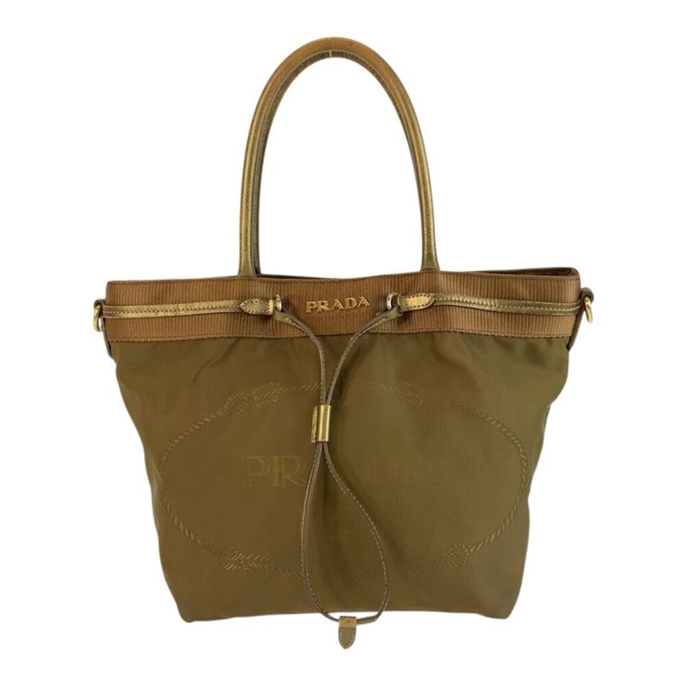 Prada Jacquard Tessuto Nylon Tote Bag